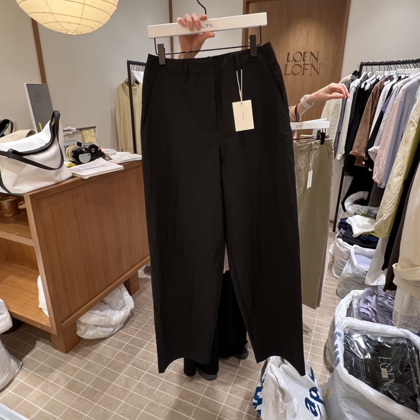 LOFN韓國代購女士新品推薦時尚人氣職業真品25春夏熱賣休閑褲LOFN休閑褲圖色3