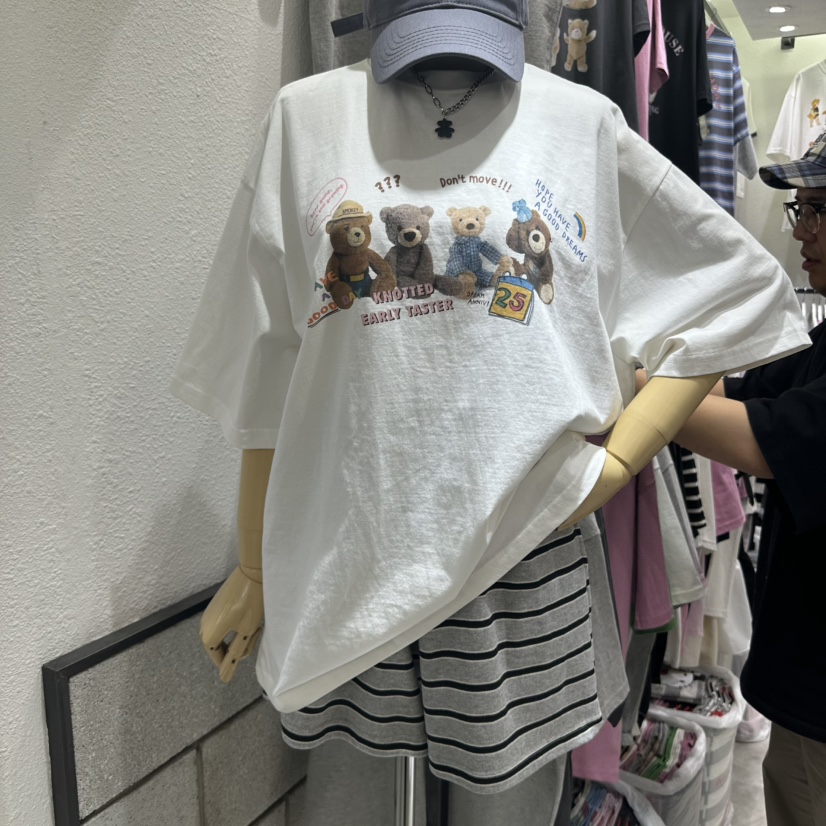 EVE東大門實拍女士新品職業真品熱賣時尚休閑人氣推薦25春夏T恤EVET恤圖色1