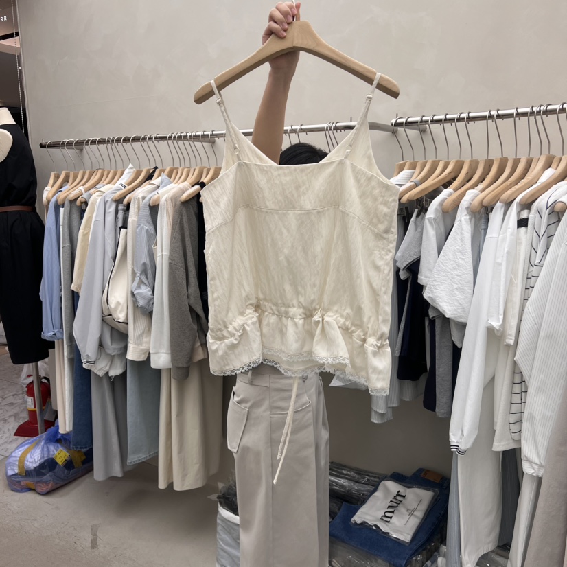 MURR東大門直郵女士新品時尚25春夏真品職業休閑人氣吊帶背心MURR吊帶/背心