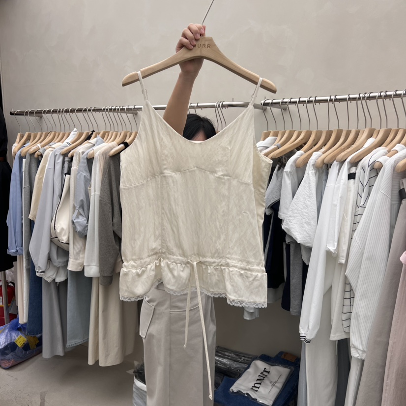 MURR東大門直郵女士新品時尚25春夏真品職業休閑人氣吊帶背心MURR吊帶/背心圖色2