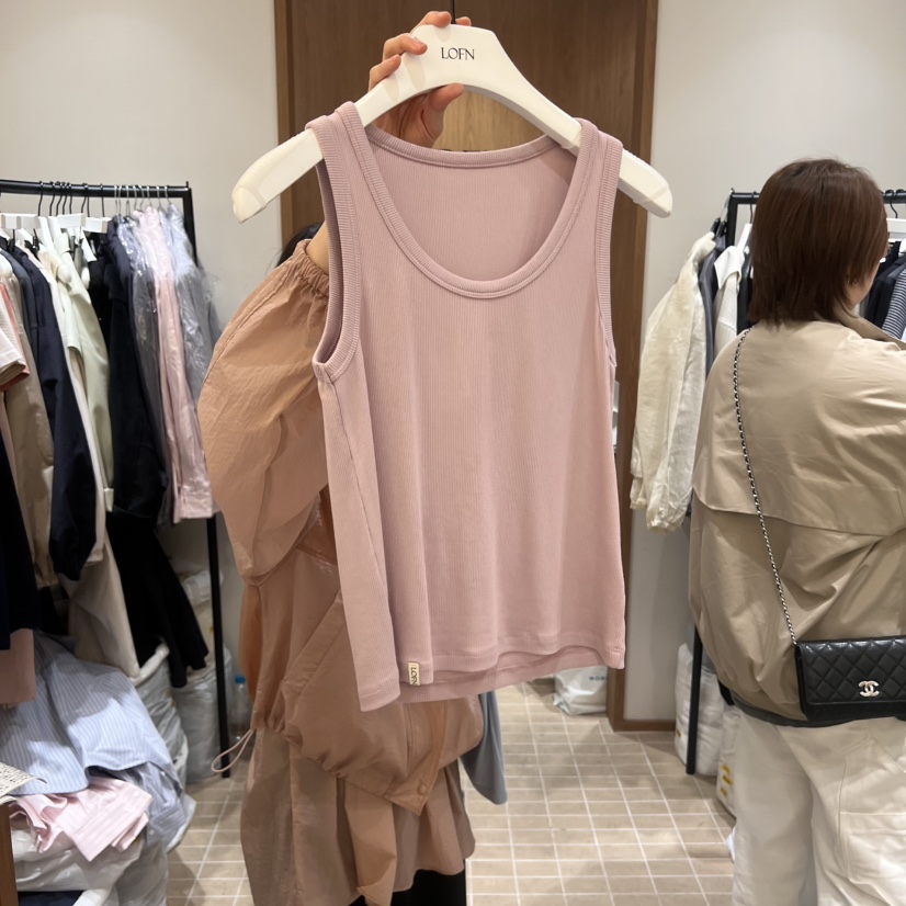 LOFN東大門代購女裝新品真品休閑熱賣職業人氣25春夏吊帶背心LOFN吊帶/背心圖色3