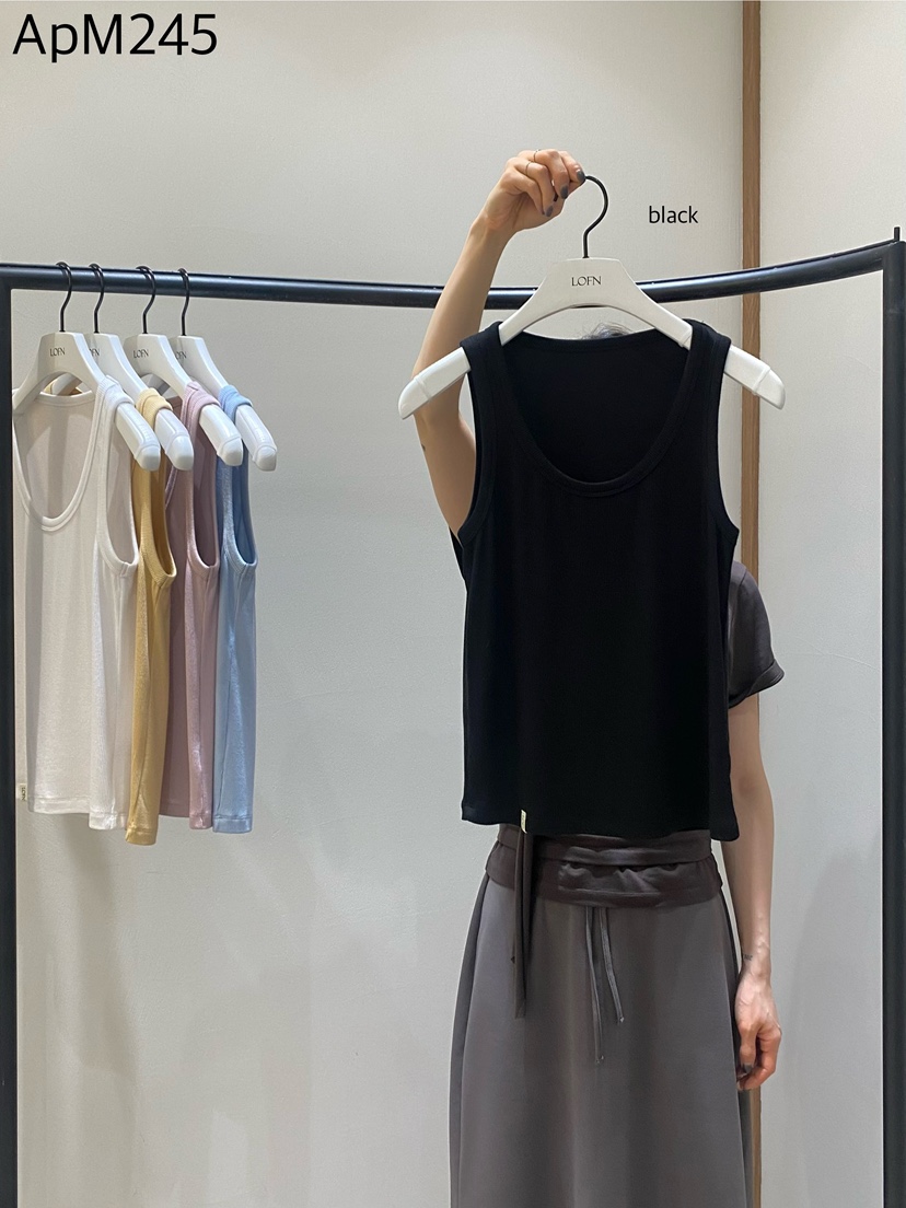 LOFN東大門代購女裝新品真品休閑熱賣職業人氣25春夏吊帶背心LOFN吊帶/背心圖色4