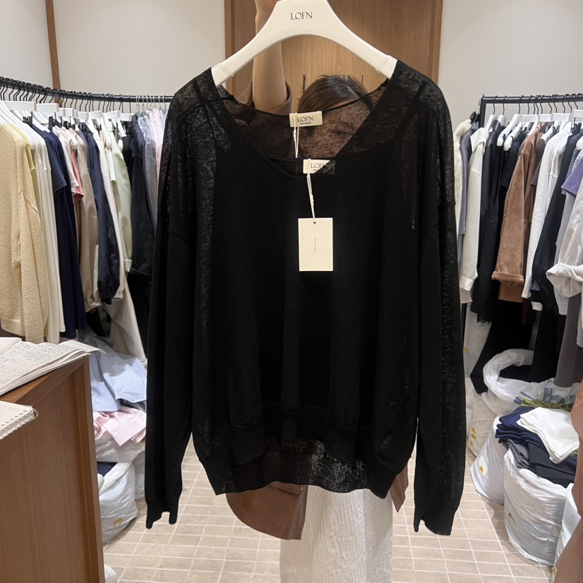 LOFN東大門實拍女裝新款推薦職業人氣熱賣真品25春夏套裝亞麻LOFN套裝圖色4