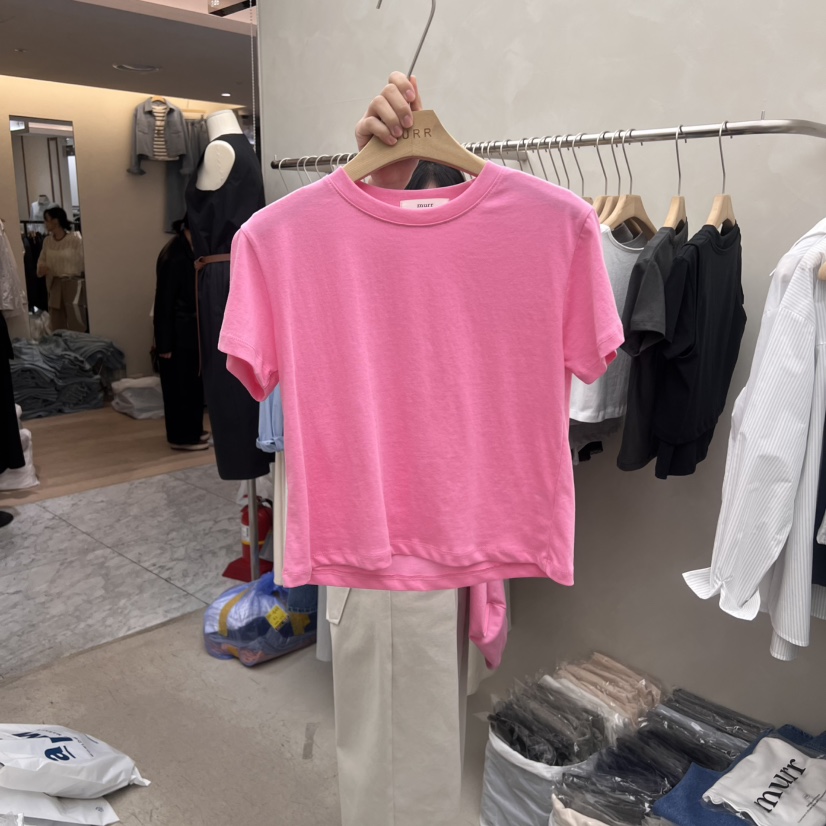 MURR東大門代購女裝新款職業真品推薦休閑時尚25春夏人氣T恤MURRT恤圖色4