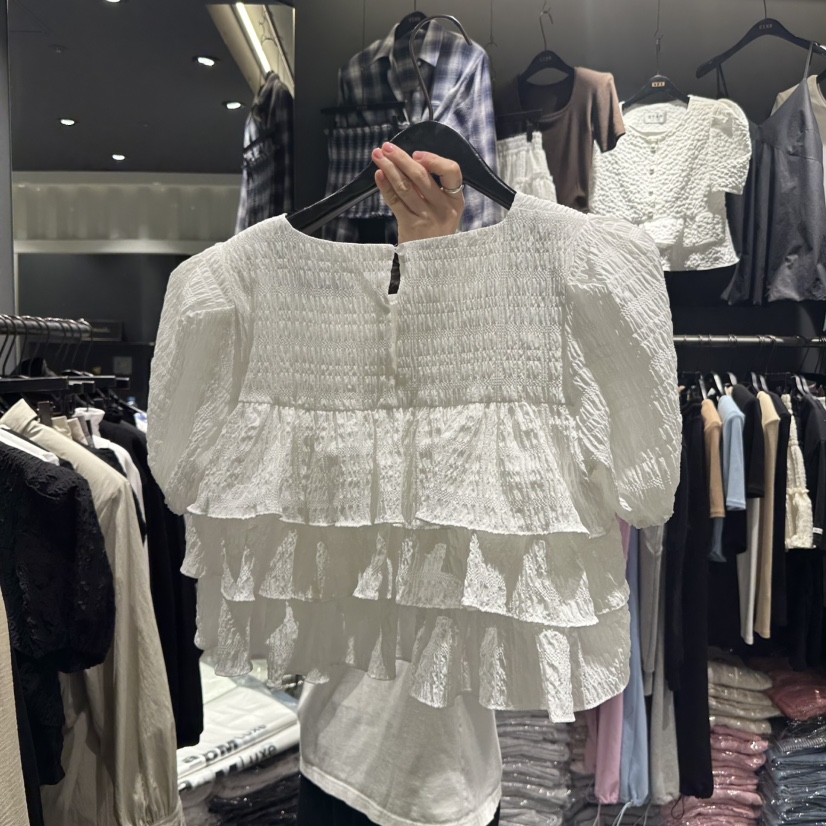STAR-L東大門實拍女士新品25春夏職業真品時尚休閑推薦T恤STAR-LT恤