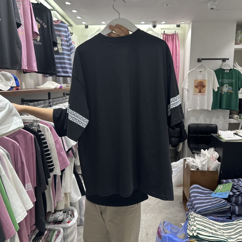 EVE韓國代購女士新品休閑推薦職業人氣時尚熱賣真品25春夏T恤EVET恤