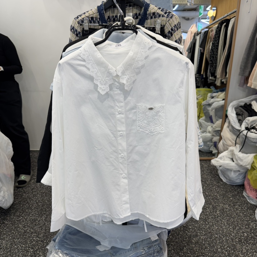 BELOVED東大門直郵女士新款真品休閑人氣25春夏熱賣襯衫蕾絲衫BELOVED襯衫/蕾絲衫
