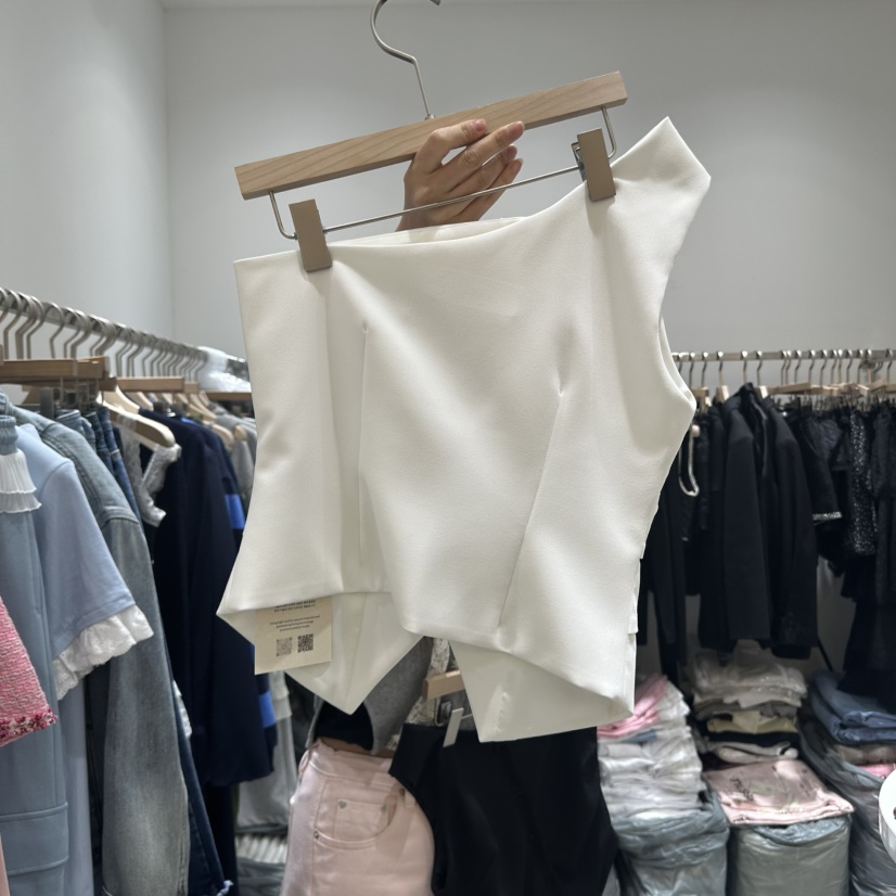 RE STYLE-Q東大門實拍女士新款25春夏真品熱賣職業吊帶背心RE STYLE吊帶/背心
