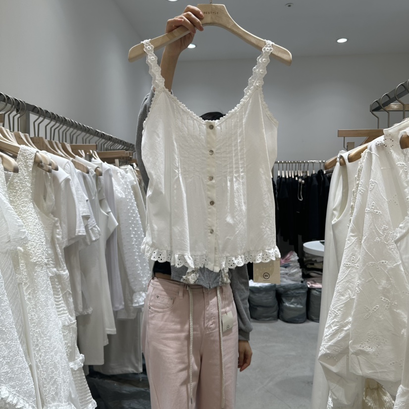 RE STYLE-Q韓國代購女裝新品熱賣休閑人氣推薦25春夏吊帶背心RE STYLE吊帶/背心圖色1