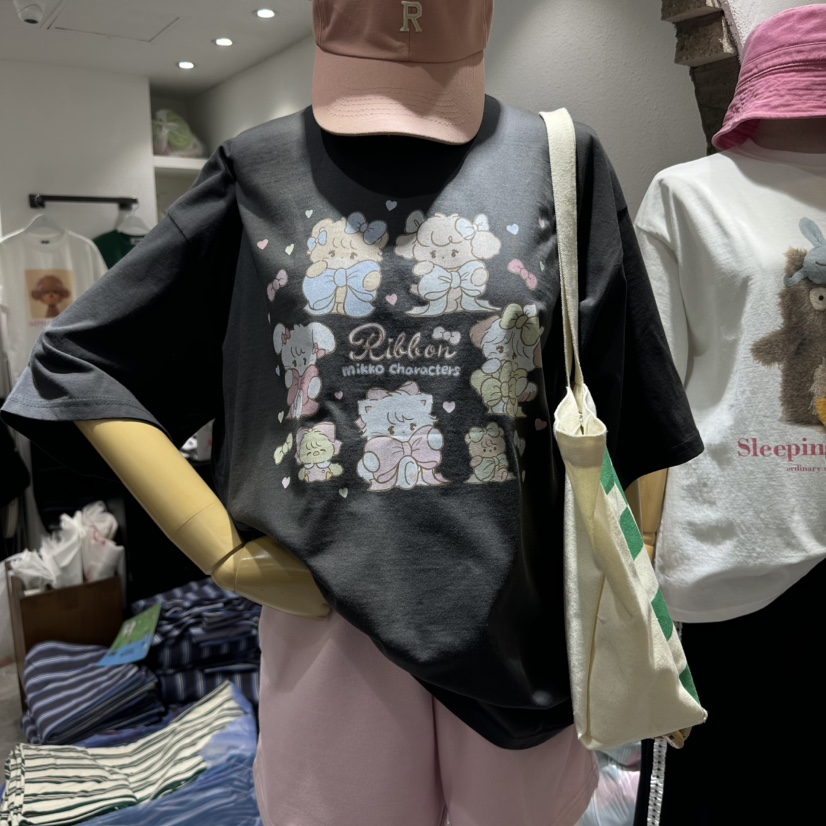 EVE韓國直郵女裝新款人氣時尚熱賣職業休閑真品25春夏推薦T恤EVET恤圖色1