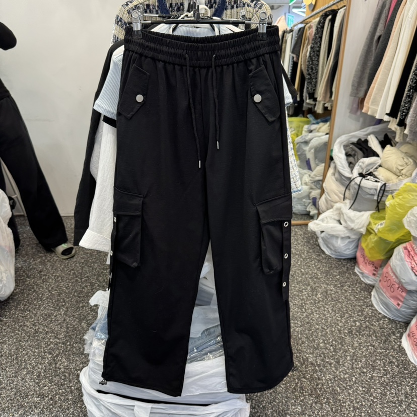 BELOVED韓國代購女士新品人氣真品25春夏熱賣時尚休閑褲工裝褲BELOVED休閑褲