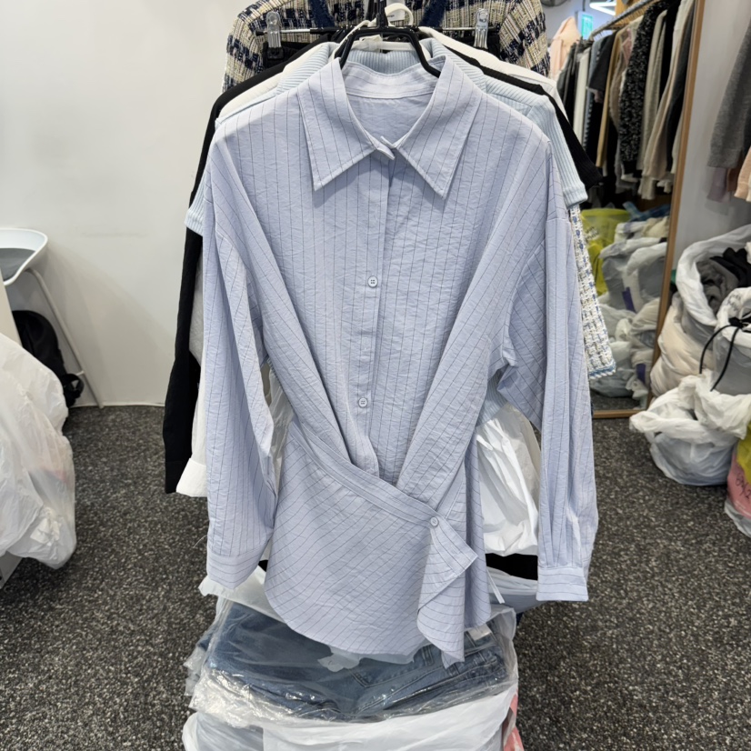 BELOVED韓國直郵女裝新品25春夏職業熱賣時尚人氣襯衫蕾絲衫BELOVED襯衫/蕾絲衫圖色2