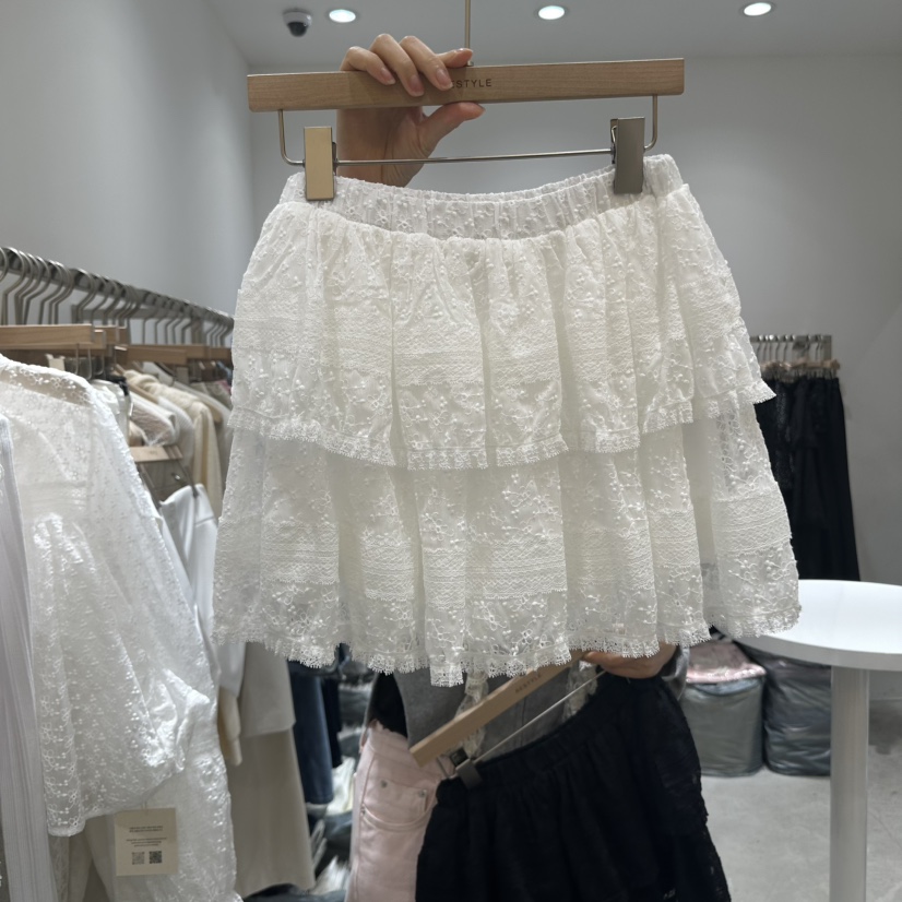 RE STYLE-Q東大門實拍女裝新品25春夏休閑熱賣人氣推薦短裙RE STYLE短裙圖色2