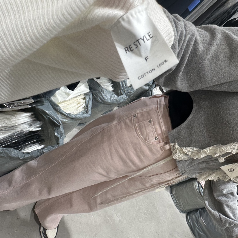 RE STYLE-Q東大門實拍女裝新品休閑職業25春夏針織衫天絲開衫RE STYLE針織衫