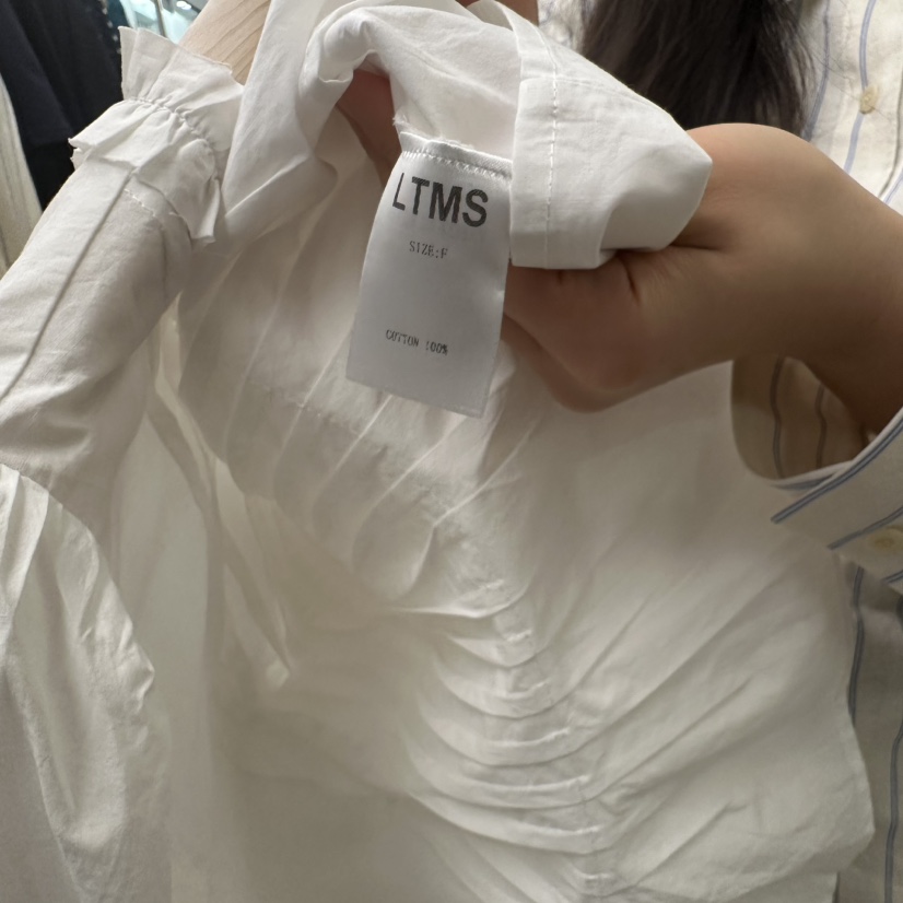 LTMS東大門代購女裝新款時尚休閑熱賣人氣推薦真品襯衫蕾絲衫LTMS襯衫/蕾絲衫