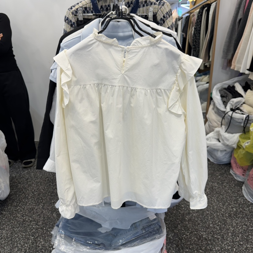 BELOVED東大門直郵女裝新品時尚熱賣真品職業休閑襯衫蕾絲衫BELOVED襯衫/蕾絲衫