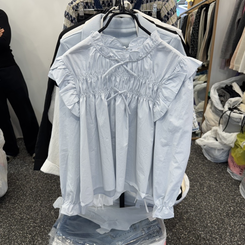 BELOVED東大門直郵女裝新品時尚熱賣真品職業休閑襯衫蕾絲衫BELOVED襯衫/蕾絲衫
