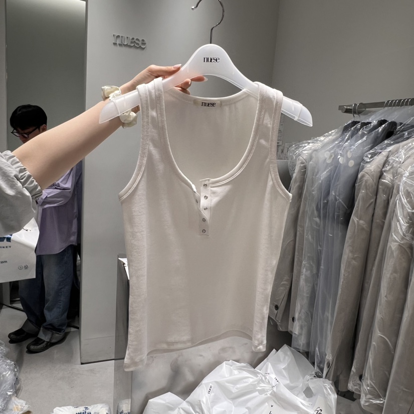 NUESE韓國直郵女士新品時尚職業休閑推薦人氣熱賣真品吊帶背心NUESE吊帶/背心圖色2