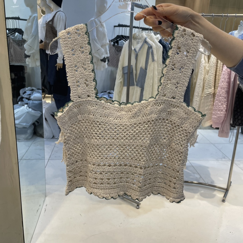 ECHOPARTY韓國直郵女裝新品推薦熱賣休閑職業25春夏吊帶背心ECHOPARTY吊帶/背心