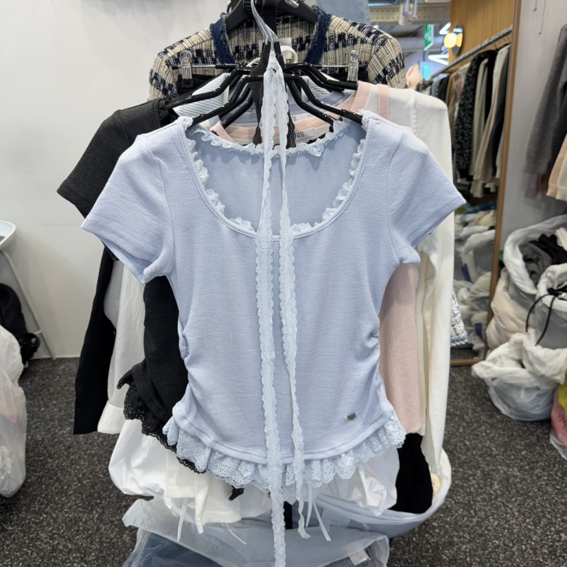 BELOVED東大門代購女士新品熱賣人氣真品時尚職業T恤含脖帶BELOVEDT恤圖色2