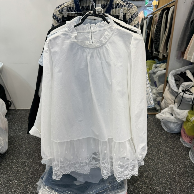 BELOVED東大門代購女士新款時尚職業25春夏熱賣人氣襯衫蕾絲衫BELOVED襯衫/蕾絲衫圖色1