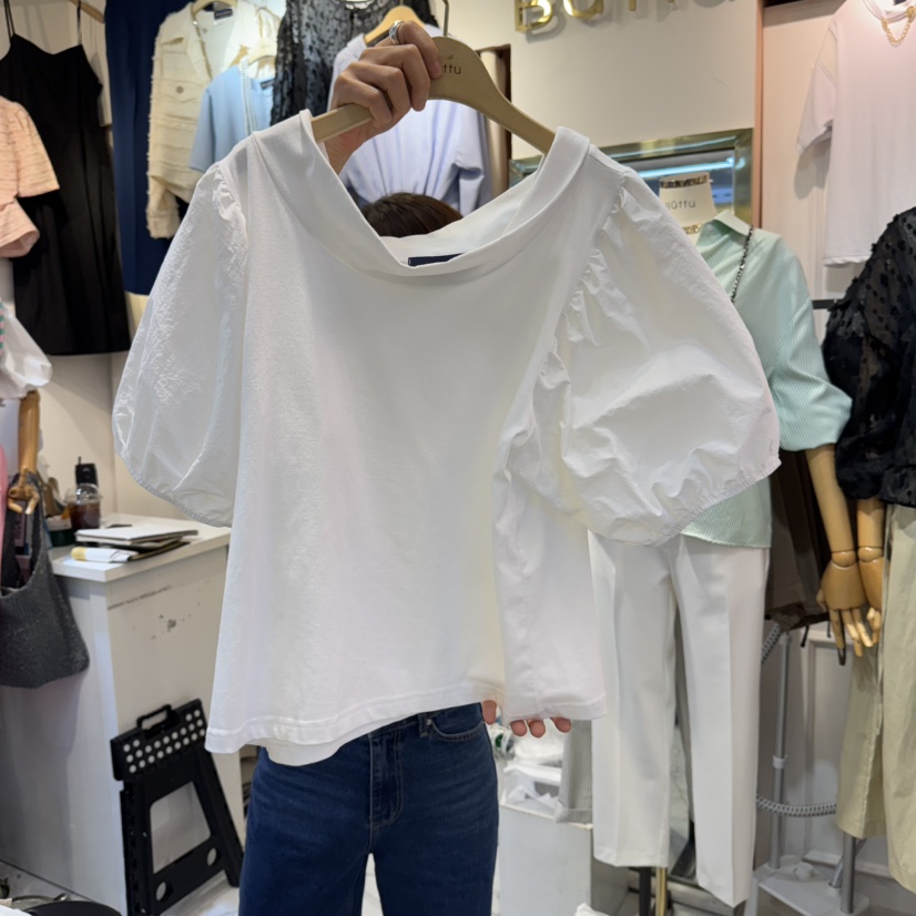 BUTTU東大門代購女裝新品25春夏真品人氣推薦職業襯衫蕾絲衫10 O CLOCK/Buttu襯衫/蕾絲衫