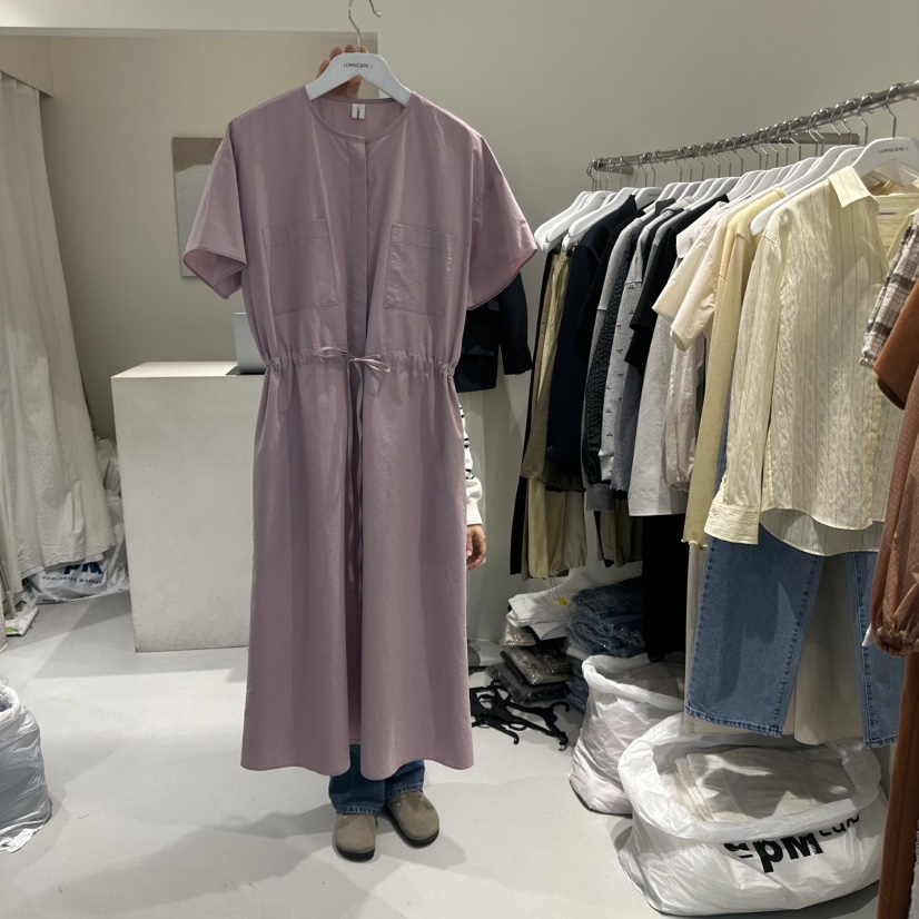 LORING RE I韓國代購女士新品職業熱賣25春夏人氣推薦連衣裙LORING RE-I/BARE連衣裙
