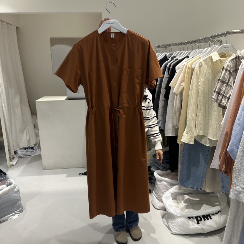 LORING RE I韓國代購女士新品職業熱賣25春夏人氣推薦連衣裙LORING RE-I/BARE連衣裙圖色3