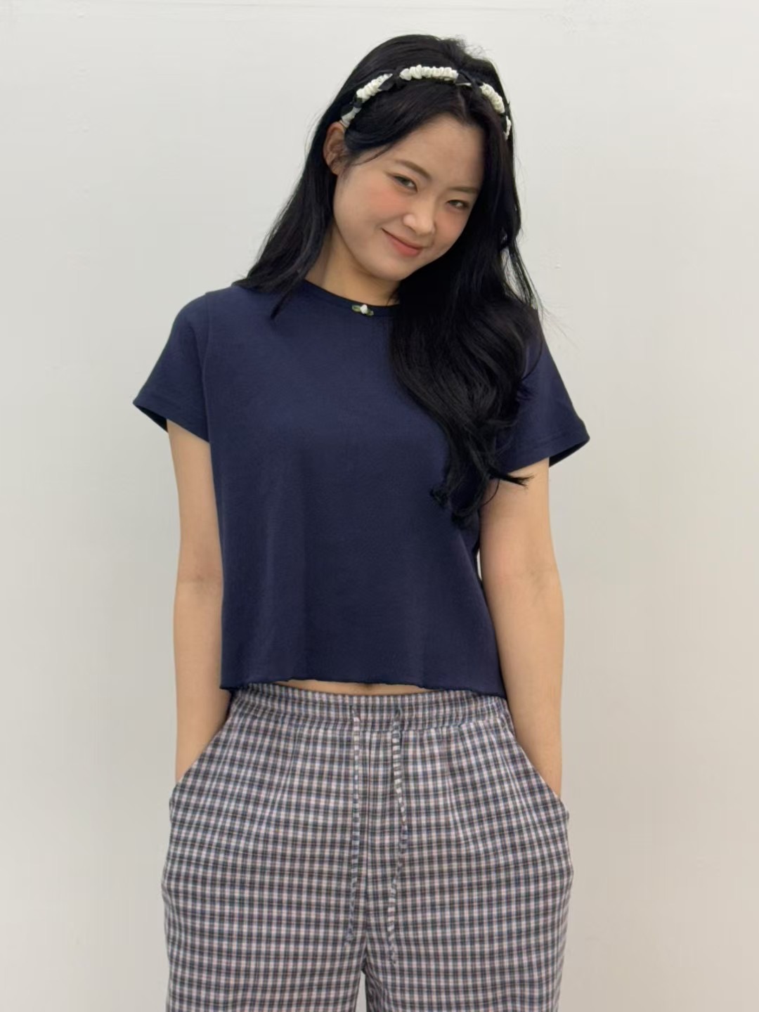 J.needs韓國直郵㊣東大門實拍女裝新款職業25春夏時尚推薦T恤J.needsT恤