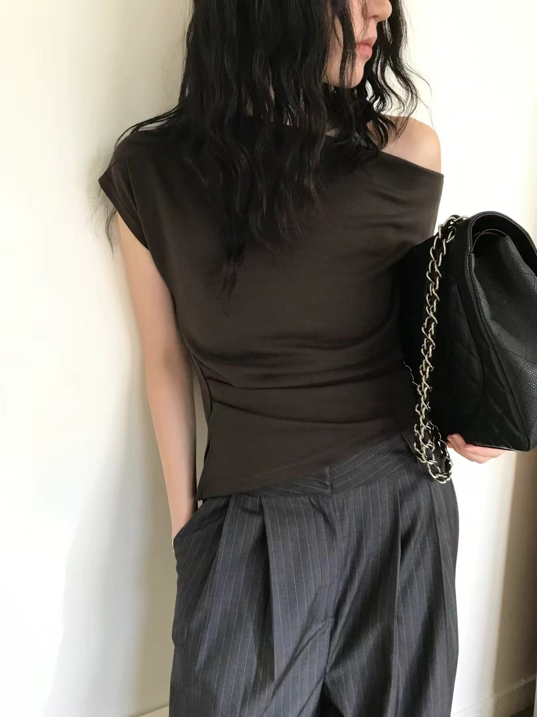 AVANDACE直郵韓國代購㊣女裝新品職業25春夏推薦時尚人氣T恤AVANDACET恤圖色2