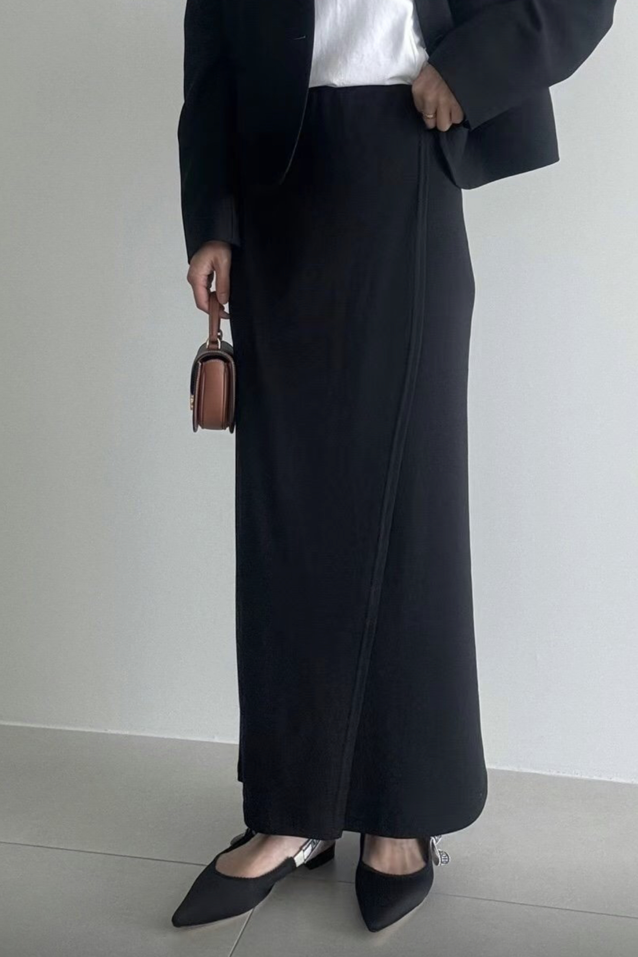 RIPPLE韓國㊣直郵東大門代購女裝新款人氣時尚推薦職業長裙RIPPLE長裙圖色2