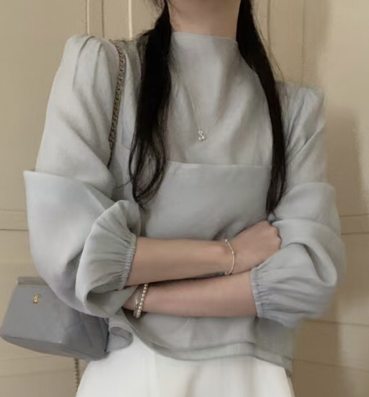 PYT-ot韓國㊣直郵東大門代購女裝新款推薦熱賣職業長袖T恤pretty young thing長袖T恤圖色1
