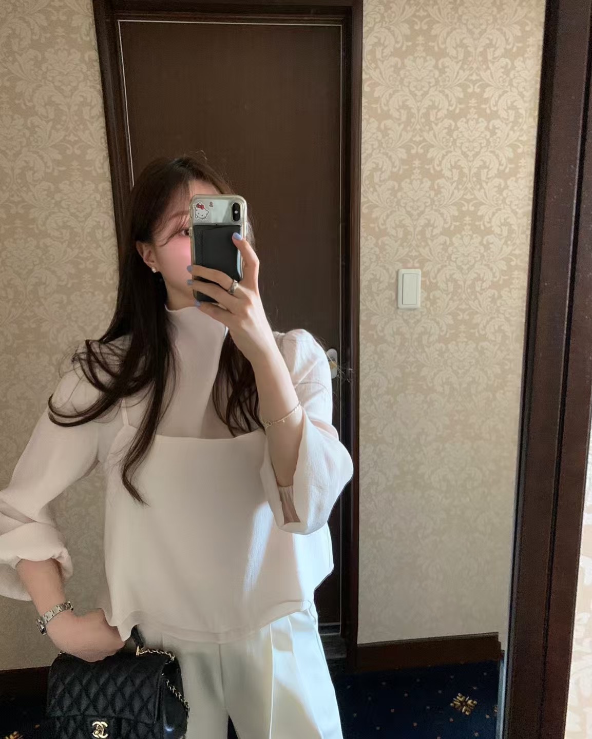 PYT-ot韓國㊣直郵東大門代購女裝新款推薦熱賣職業長袖T恤pretty young thing長袖T恤圖色4