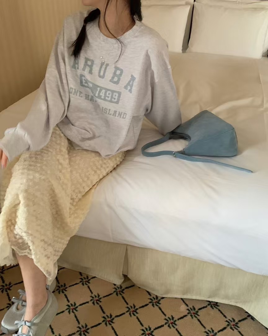 PYT-ot直郵韓國代購㊣女裝新品時尚休閑職業25春夏推薦衛衣pretty young thing衛衣