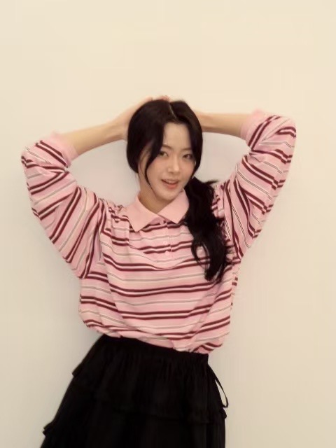 J.needs韓國直郵㊣女裝新款職業推薦人氣25春夏休閑長袖T恤J.needs長袖T恤