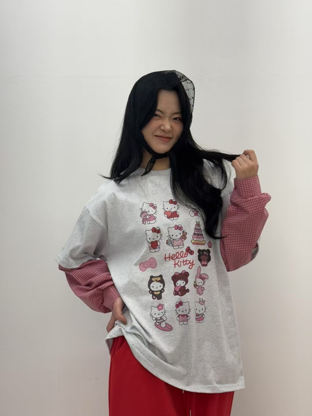J.needs東大門代購女裝新款休閑時尚職業真品25春夏長袖T恤J.needs長袖T恤