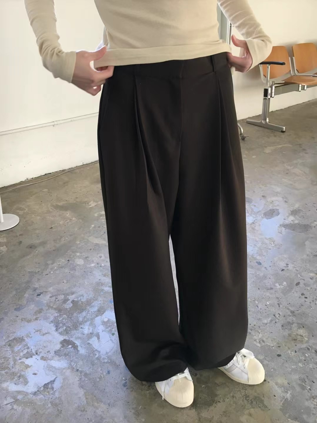 AVANDACE東大門實拍女裝新品休閑熱賣時尚人氣25春夏休閑褲AVANDACE休閑褲