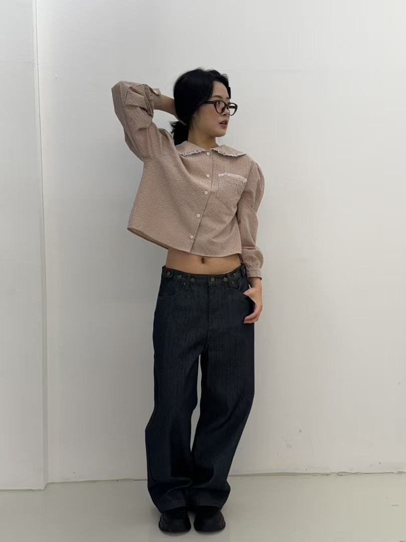 J.needs東大門代購女裝新品熱賣時尚休閑真品推薦襯衫蕾絲衫J.needs襯衫/蕾絲衫
