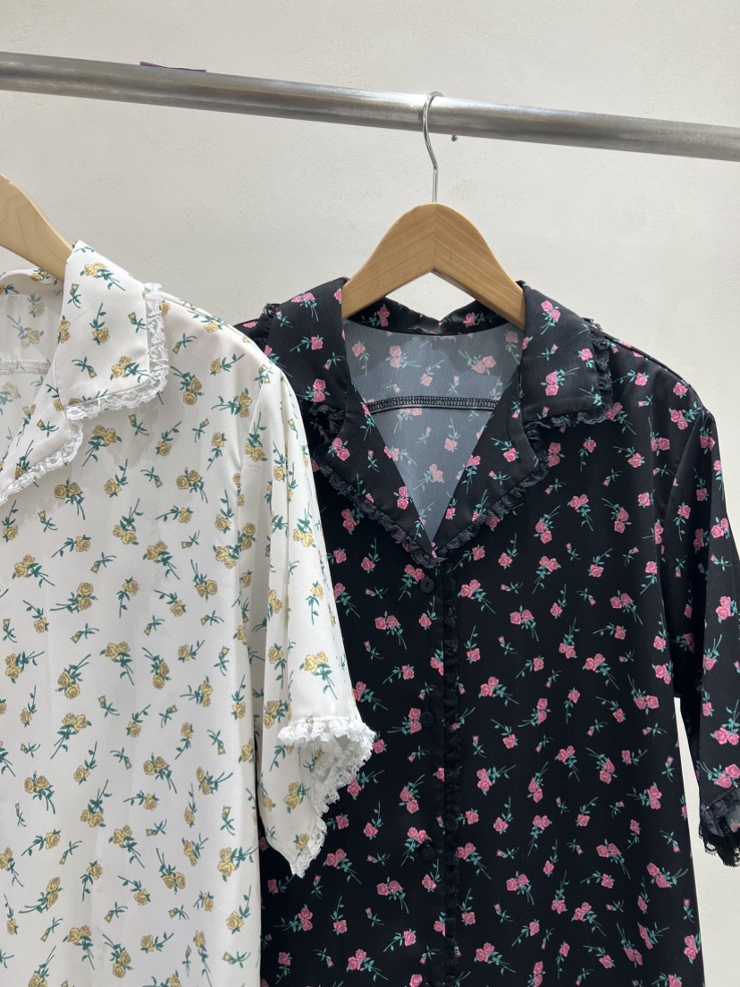 SHIRRING韓國代購女士新款推薦休閑時尚熱賣職業襯衫蕾絲衫SHIRRING襯衫/蕾絲衫