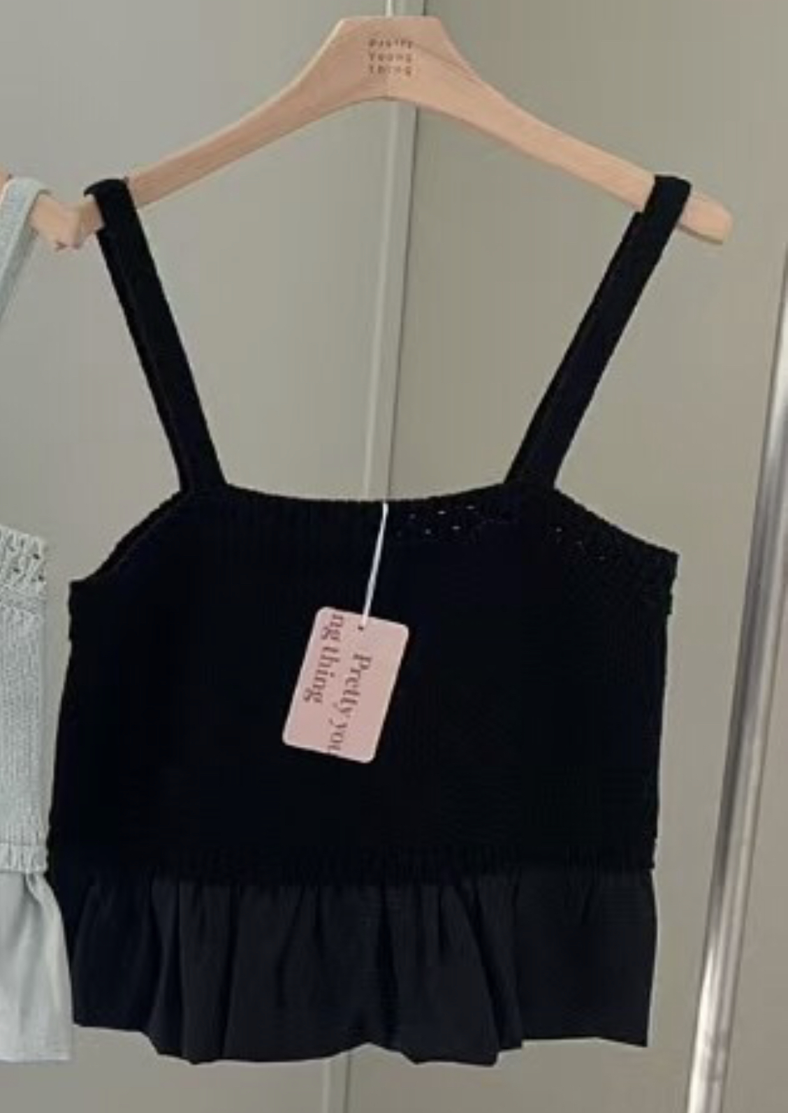 PYT-ot東大門代購女裝新品25春夏休閑人氣真品職業吊帶背心pretty young thing吊帶/背心圖色3