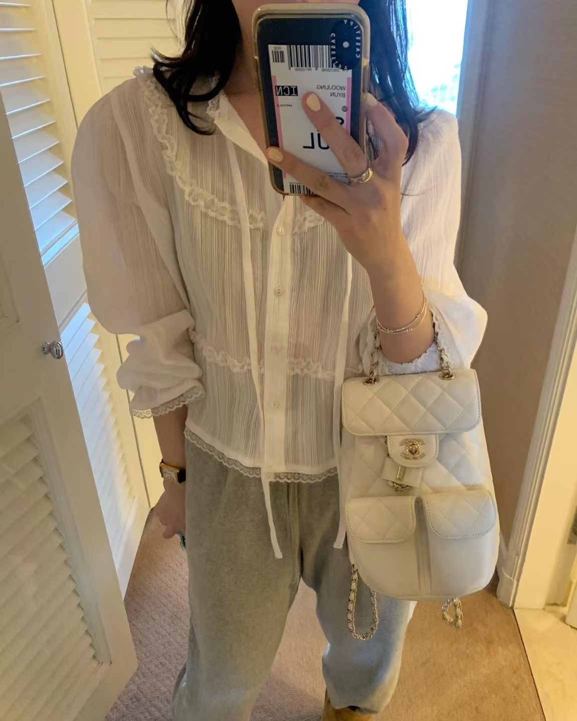 PYT-ot東大門直郵女士新款休閑職業熱賣時尚人氣襯衫蕾絲衫pretty young thing襯衫/蕾絲衫