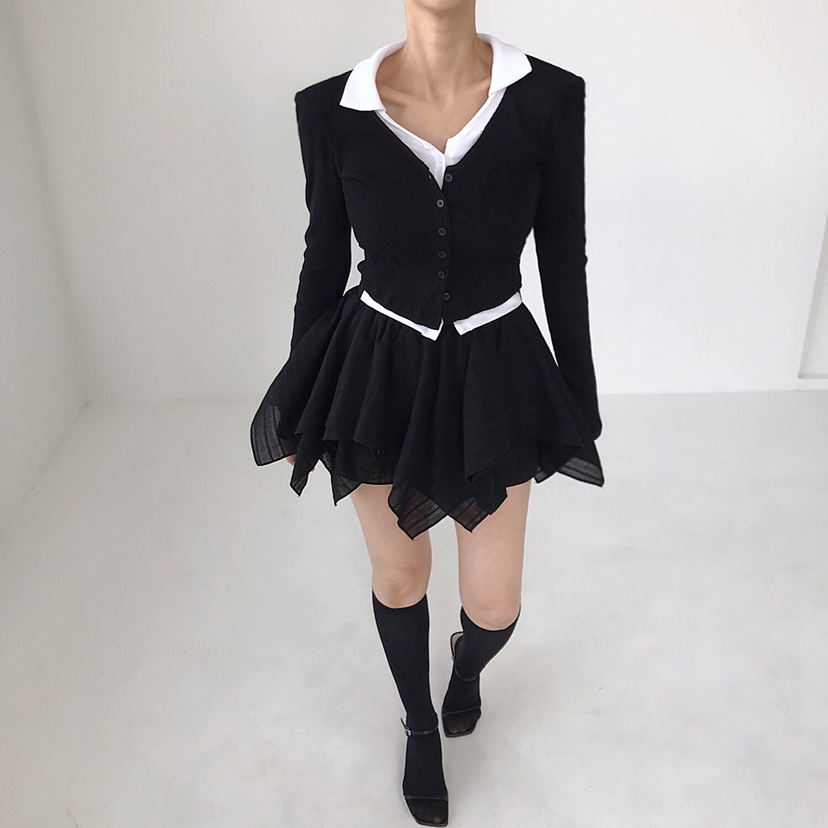 2TWO MOON東大門實拍女士新品時尚25春夏休閑針織衫雙層開衫2TWO MOON針織衫
