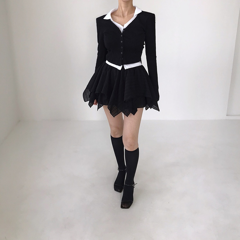 2TWO MOON東大門實拍女士新品時尚25春夏休閑針織衫雙層開衫2TWO MOON針織衫