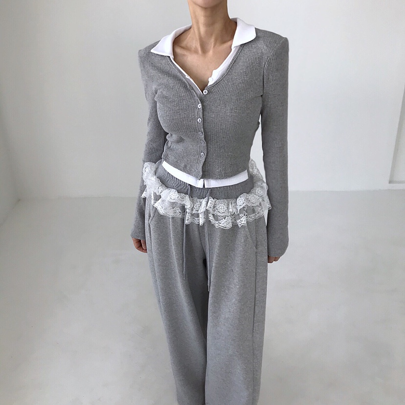 2TWO MOON東大門實拍女士新品時尚25春夏休閑針織衫雙層開衫2TWO MOON針織衫圖色2