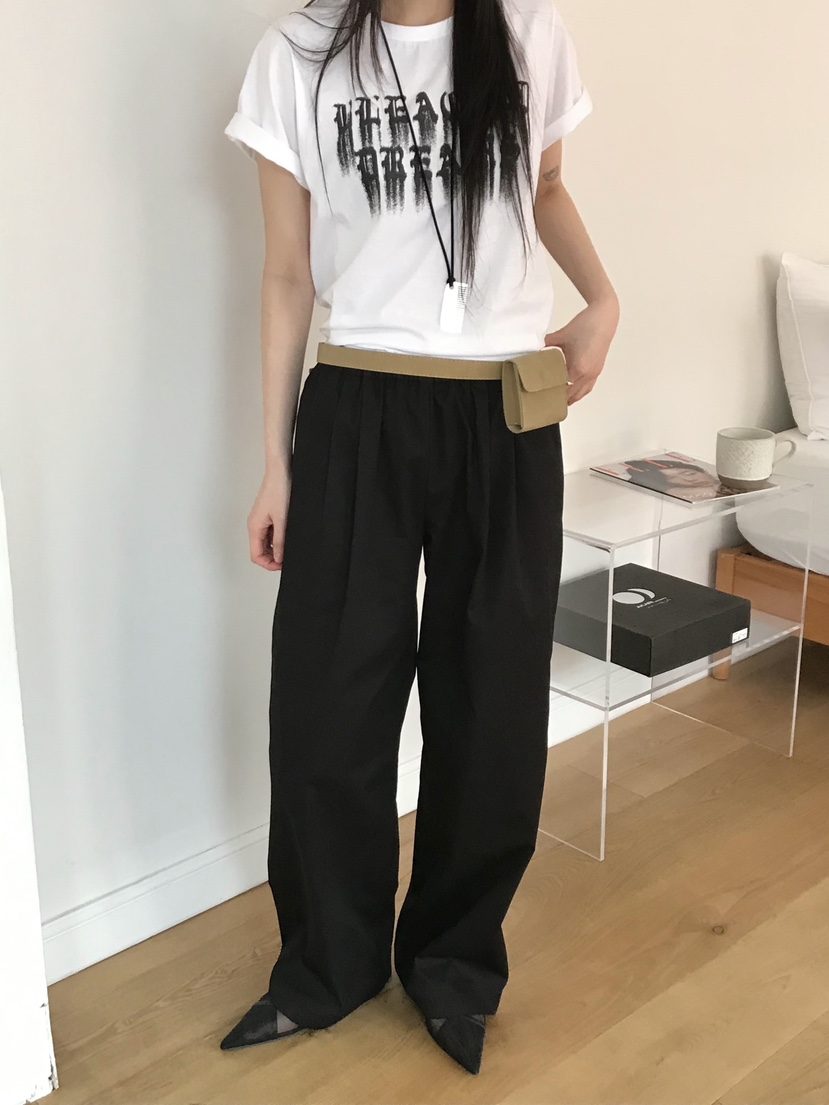 ESCHER東大門直郵女裝新款職業推薦真品25春夏時尚休閑休閑褲ESCHER休閑褲