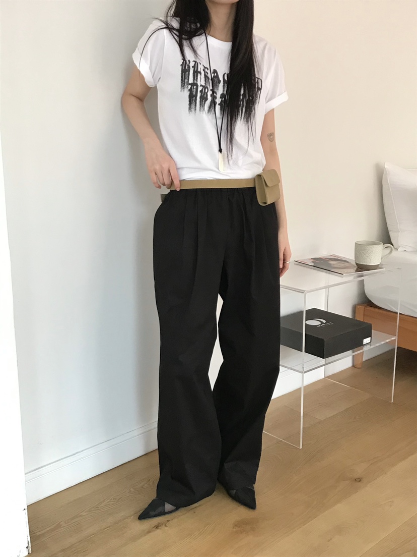 ESCHER東大門直郵女裝新款職業推薦真品25春夏時尚休閑休閑褲ESCHER休閑褲