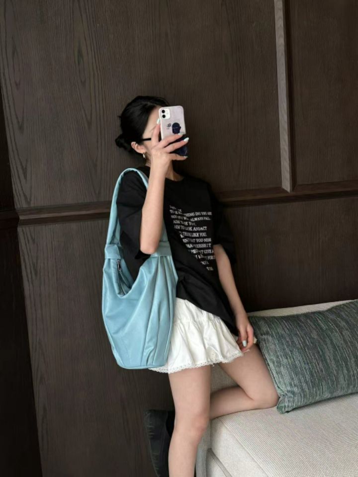TROUVAILLE東大門實拍女裝新款真品時尚職業熱賣單肩斜跨包TROUVAILLE單肩/斜跨包圖色4