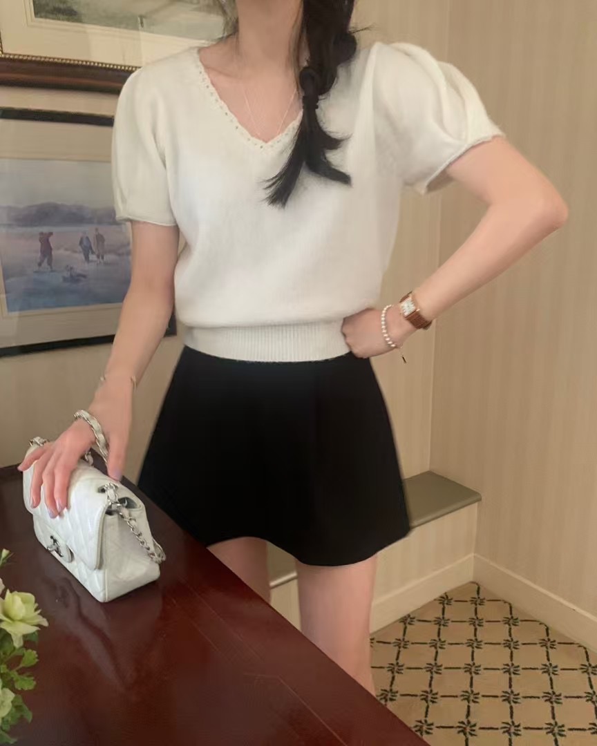 PYT-ot韓國代購女裝新款熱賣職業時尚真品25春夏人氣針織衫pretty young thing針織衫