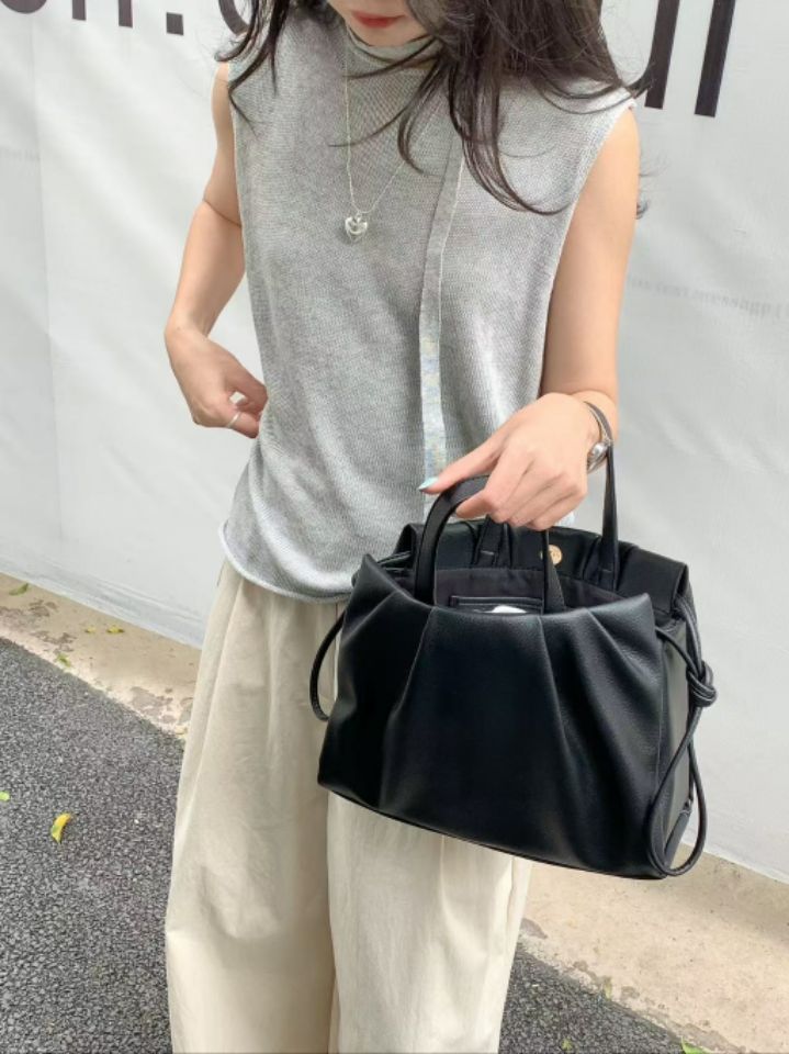 TROUVAILLE東大門代購女裝新款人氣25春夏真品休閑職業手提包TROUVAILLE手提包