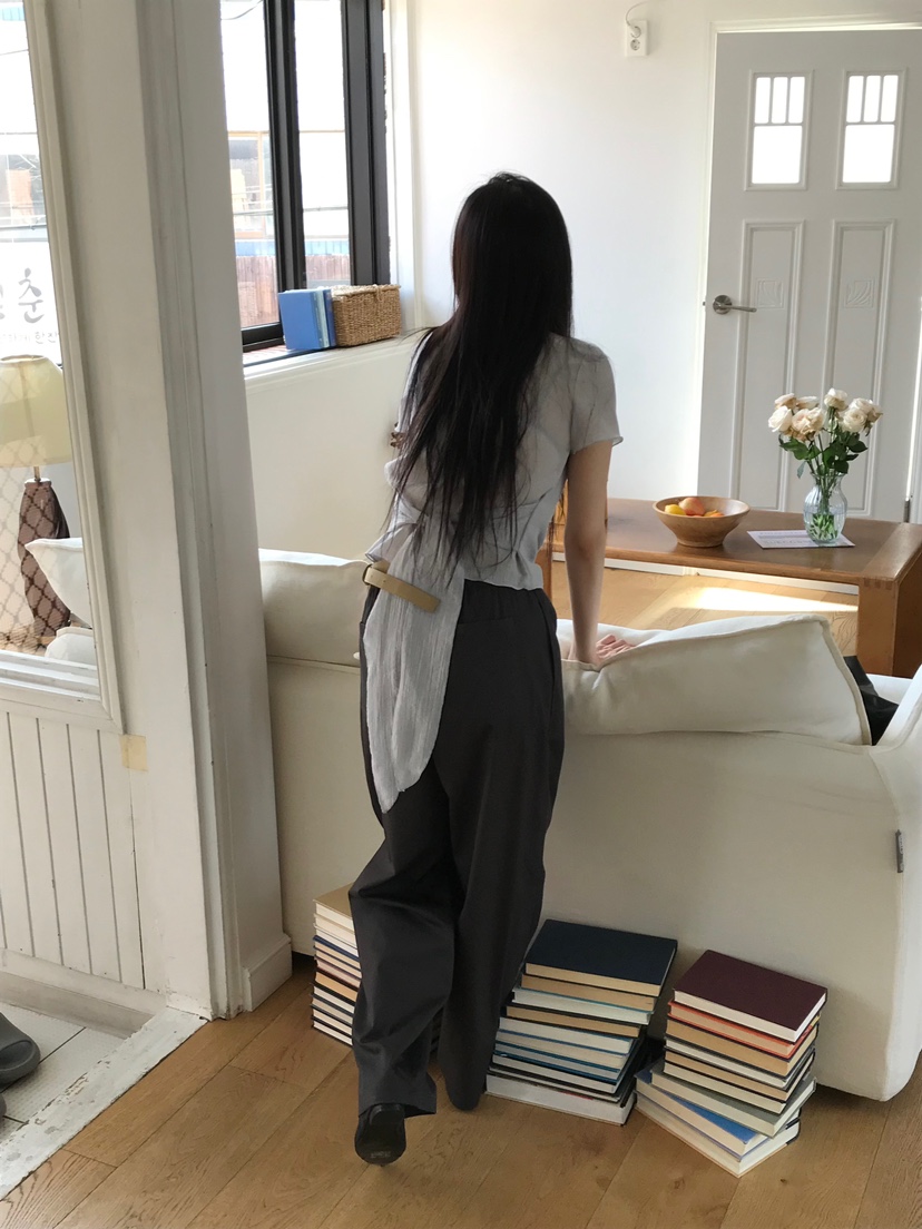ESCHER東大門實拍女裝新品真品熱賣休閑推薦25春夏襯衫蕾絲衫ESCHER襯衫/蕾絲衫